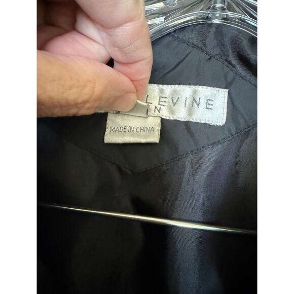 LARRY LEVINE - black DOWN Coat/ Puffer -size small - Picture 6 of 9